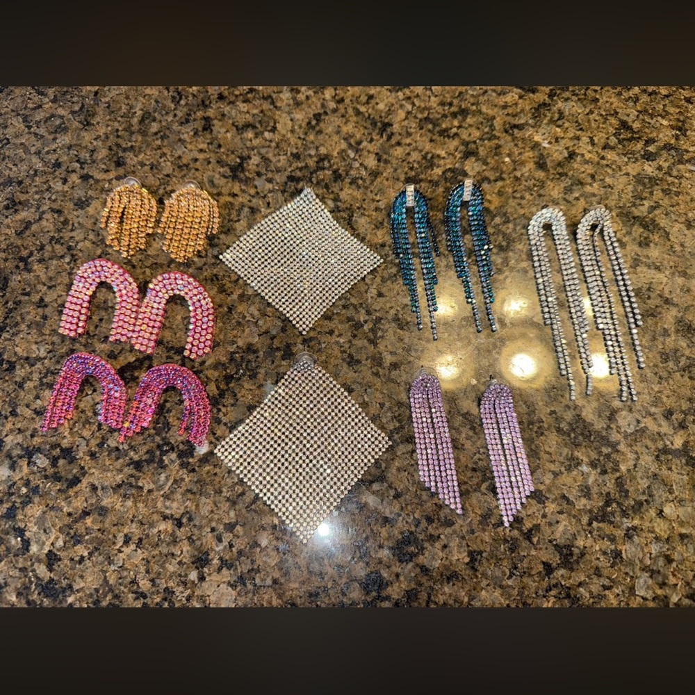 sparkly earring bundle